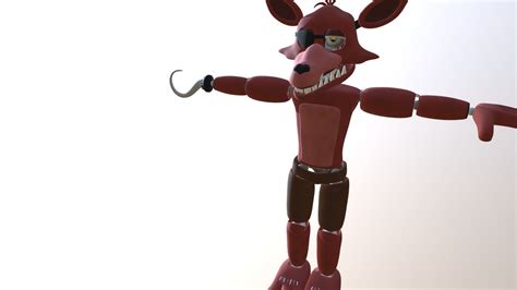 Unwithered Foxy By Coolioart FBX - Download Free 3D model by W_P ...