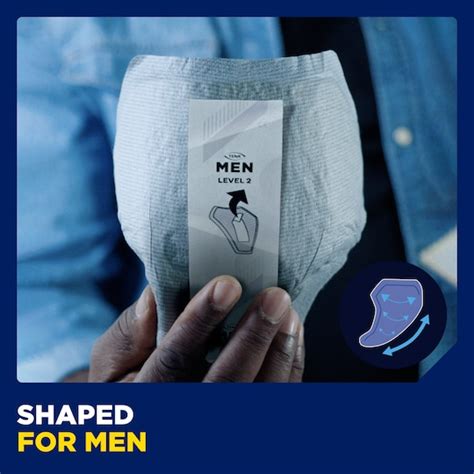 TENA Men Active Fit Absorbent Protector Level 2 | Incontinence pad - Men - TENA Web Shop