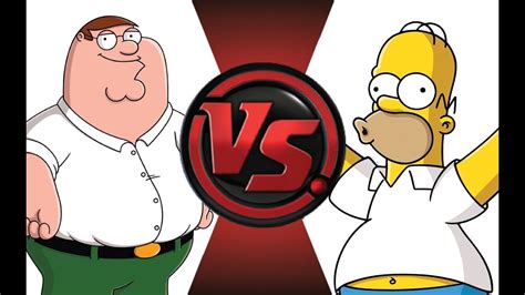 PETER GRIFFIN vs HOMER SIMPSON! Cartoon Fight Club Episode 11 - YouTube