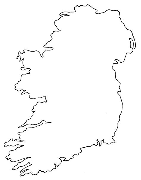 Ireland Blank Map | Ireland Map | Geography | Political | City