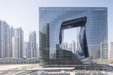 Striking Zaha Hadid-designed building puts a void in a cuboid