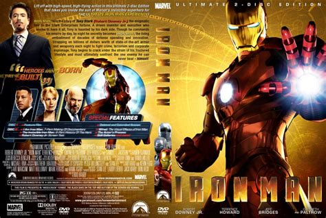 Iron Man - Movie DVD Custom Covers - Iron Man 2-Disc Ultimate Edition ...