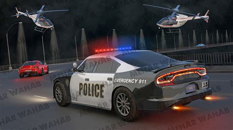 Police Car Chase on Behance