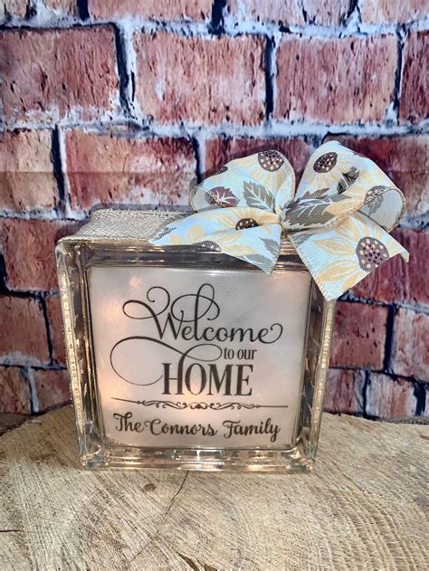 Welcome to Our Home personalized house-warming gift new home | Etsy