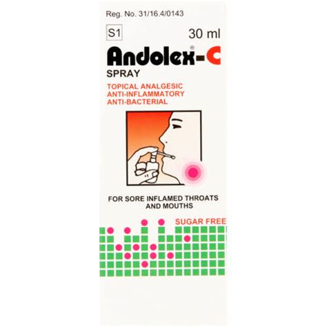 ANDOLEX-C ORAL SPRAY – DelMed