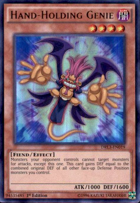 YuGiOh Dragons of Legend Unleashed Single Card Ultra Rare Hand-Holding Genie DRL3-EN019 - ToyWiz