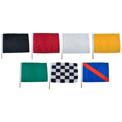 ARM-2430 24″ x 30″ Polyester Mounted Auto Racing Flag Set | Hanover ...