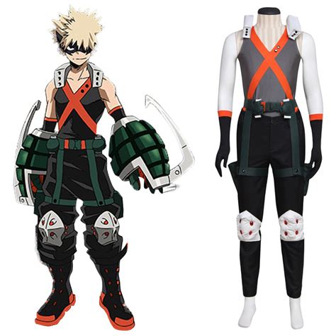 My Hero Academia Bakugou Katsuki Custom Made Adult's Costume Outfit Cosplay for Party