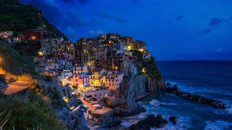 Manarola After Sunset 4k Wallpapers - Wallpaper Cave