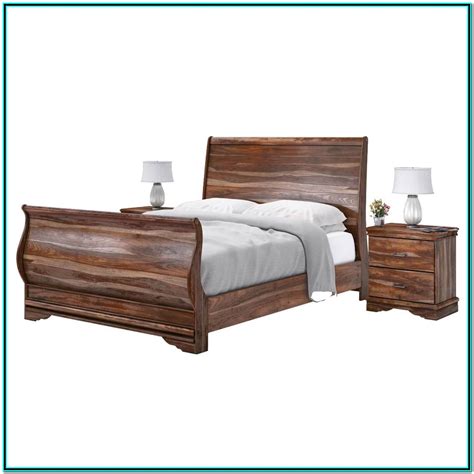 Solid Wood Bed Frame King Size - Bedroom : Home Decorating Ideas ...