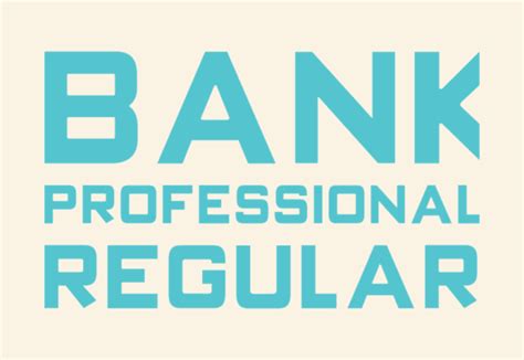 Bank Professional Regular Font by GraphicsNinja · Creative Fabrica