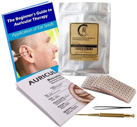 Ear Seed Kit for Multi-Conditions with Clear Placement Instructions (r — Dragon Acupuncture Shop