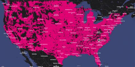 Projected End Of 2017 Coverage Map : Tmobile - T Mobile Coverage Map ...