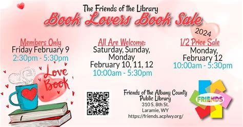 Book Lovers Book Sale, Albany County Public Library, Laramie, February ...