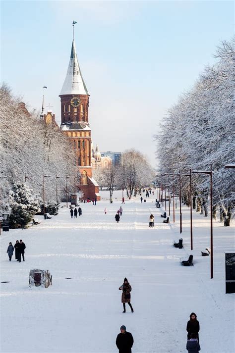 Kaliningrad Cathedral. the Historical Center of the City Editorial ...