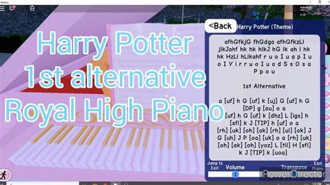 Roblox Music Sheets Piano Harry Potter Theme