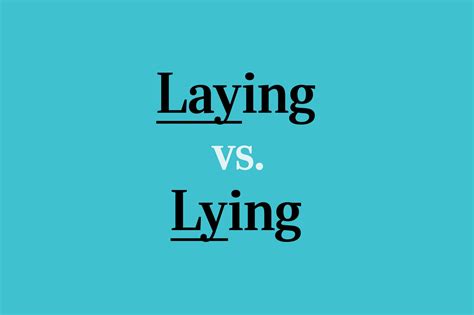 The Difference Between Laying and Lying | Reader's Digest