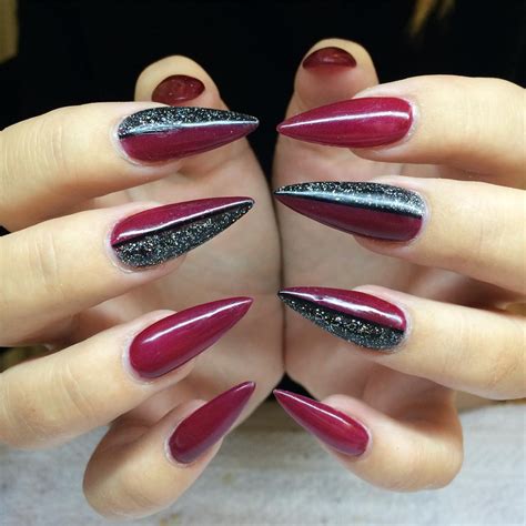 20 Superb Stiletto Nail Art Designs 2016 - YusraBlog.com