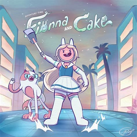 Fionna and Cake Fanart drawn by Flutter Paws by FlutterPawss on DeviantArt