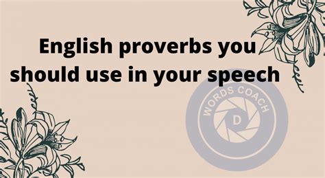 50 English proverbs you should use in your speech - Word Coach