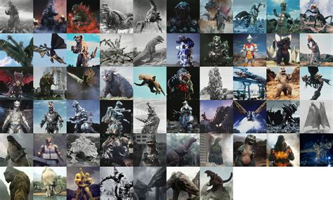 every Godzilla Kaiju Guide.2 by MnstrFrc on DeviantArt