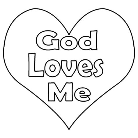 God Loves Me Coloring Pages Free Printable Coloring P - vrogue.co