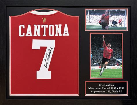 Eric Cantona Signed Number 7 Manchester United Shirt – National ...