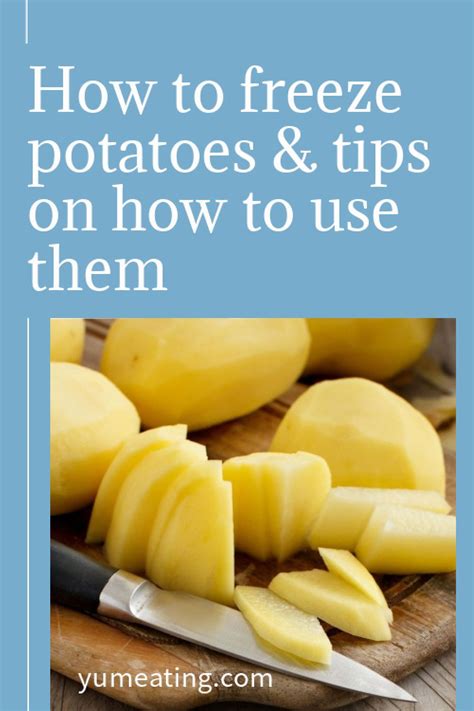 How to freeze potatoes (Tips on how to use them) | Frozen potatoes ...