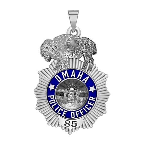 Personalized Omaha Nebraska Police Badge with Your Rank and Number ...