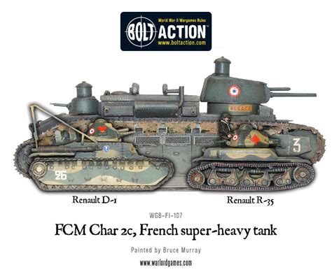 FCM Char 2c super-heavy tank – Warlord Games Ltd