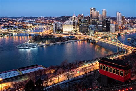 Spring Evening at the Duquesne Incline Photograph by Matt Hammerstein - Fine Art America