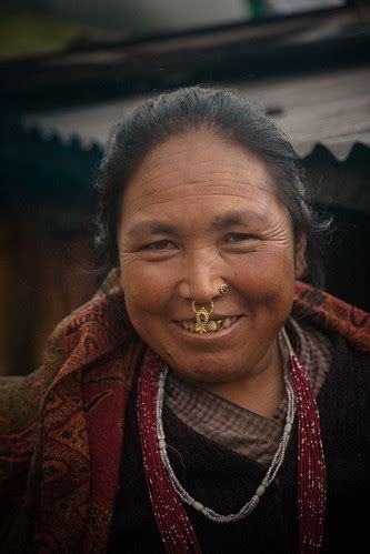 nose ring | Lady in the village of Kholakharka along the ind… | Flickr