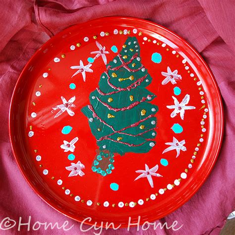 Christmas decorative plates DIY - Home Cyn Home