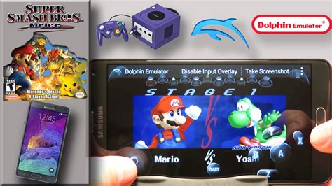 Nintendo GameCube Emulator on Samsung Galaxy Note4 (Dolphin emulator & Super Smash Bros Melee ...