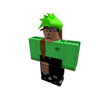 Roblox Looks :) Shirt Light Green Adidas Hoodie w/ Brown Ext Pants ...