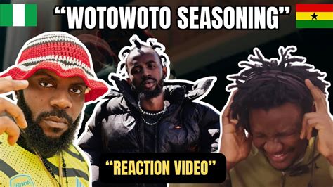 ODUMODUBLVCK - WOTOWOTO SEASONING(feat. BLACK SHERIF) (Visualiser) 🇳🇬“Reaction” This is fire 🤯🔥 ...