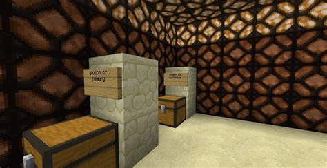 MINEcraft potion shop and PVP 2.5 Minecraft Map