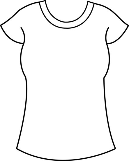 Free Shirt Outline Template, Download Free Shirt Outline Template png ...