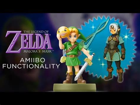 Majora's Mask Link amiibo Functionality in Breath of the Wild - YouTube