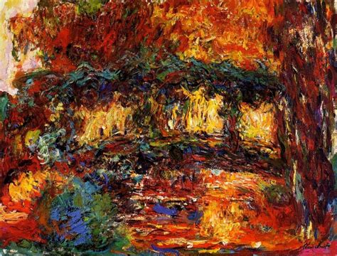 Claude Monet: The Japanese Bridge - 1918 [Large View]