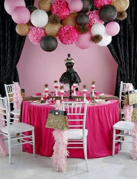 Black, pink, and gold | Party Over Here! | Pinterest | Sweet 16, Birthdays and Barbie party