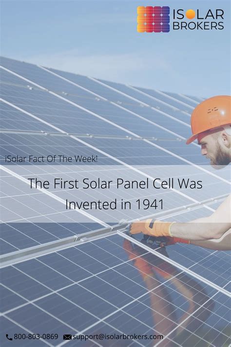 The First Solar Panel Cell: A Fascinating Fact