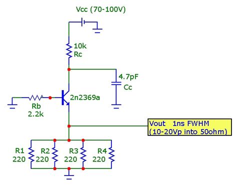 Nanosecond Avalanche Transistor Pulser