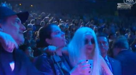 Gaga in the audience at The Rolling Stones' concert - Lady Gaga Photo ...