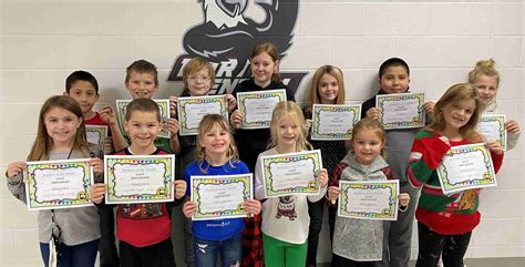 North Central Elementary School Honors Students Of The Month For December - The Village Reporter