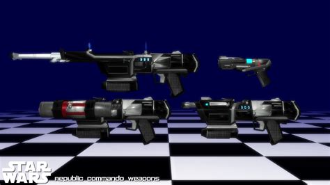 (MMD Model) Republic Commando Weapons DL by SAB64 on DeviantArt