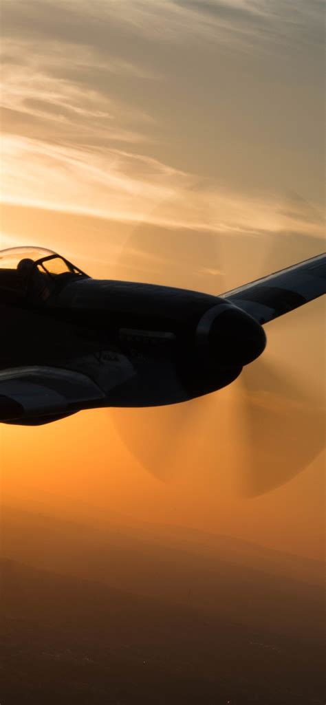 Wallpaper Fighter, flight, sunset, sky, silhouette 5120x2880 UHD 5K Picture, Image