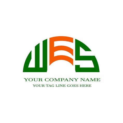 WES letter logo creative design with vector graphic 8654901 Vector Art ...