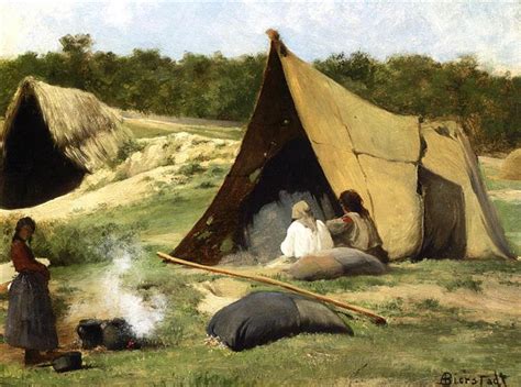 Indian Camp, 1858 - 1859 - Albert Bierstadt - WikiArt.org