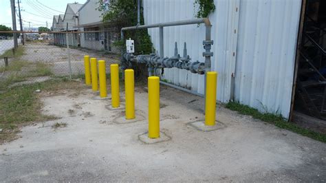 Inground Steel Pipe Security Bollards | 6 Inch Schedule 40 | Prime, Paint, Powder, Galvanize